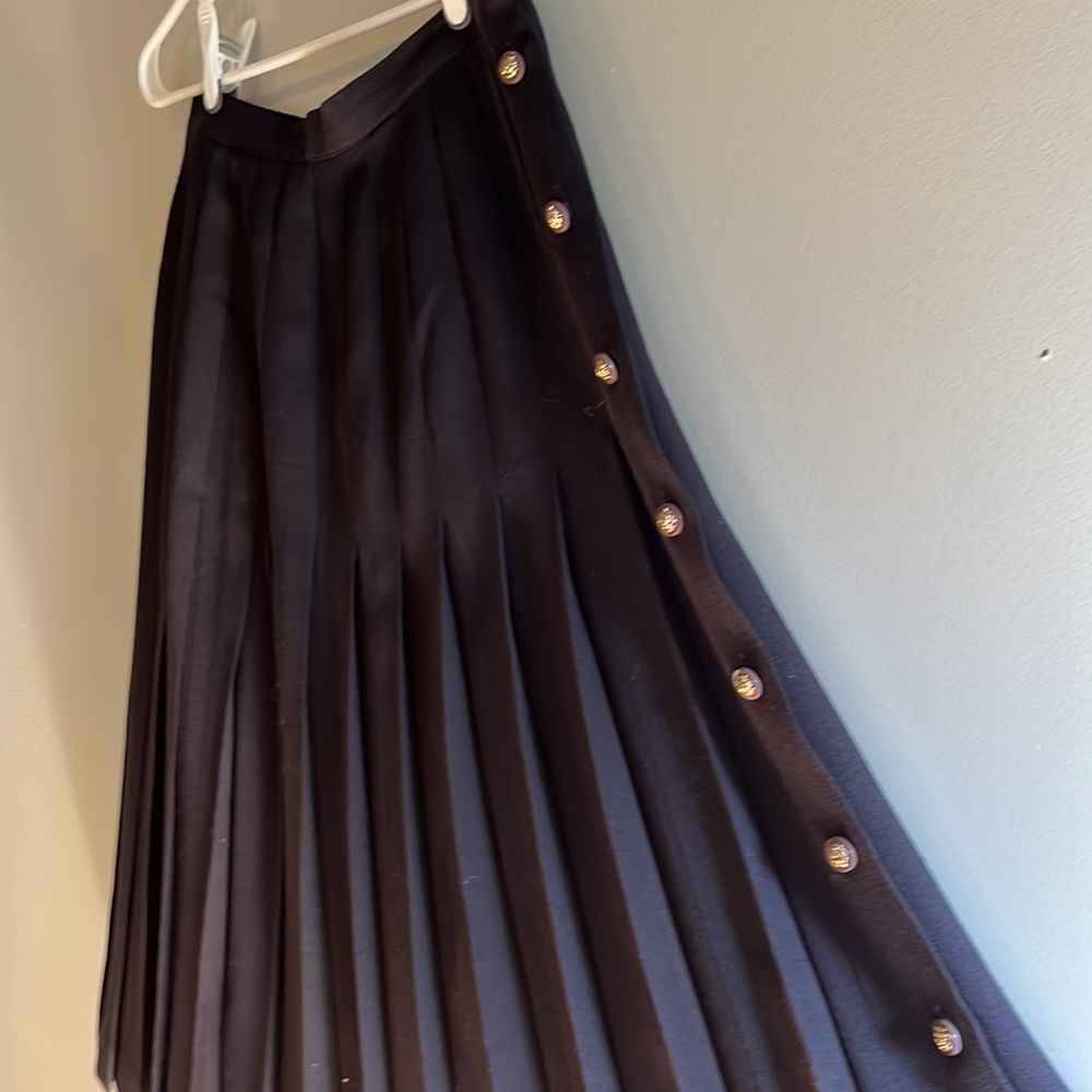 Blue Vintage wool skirt